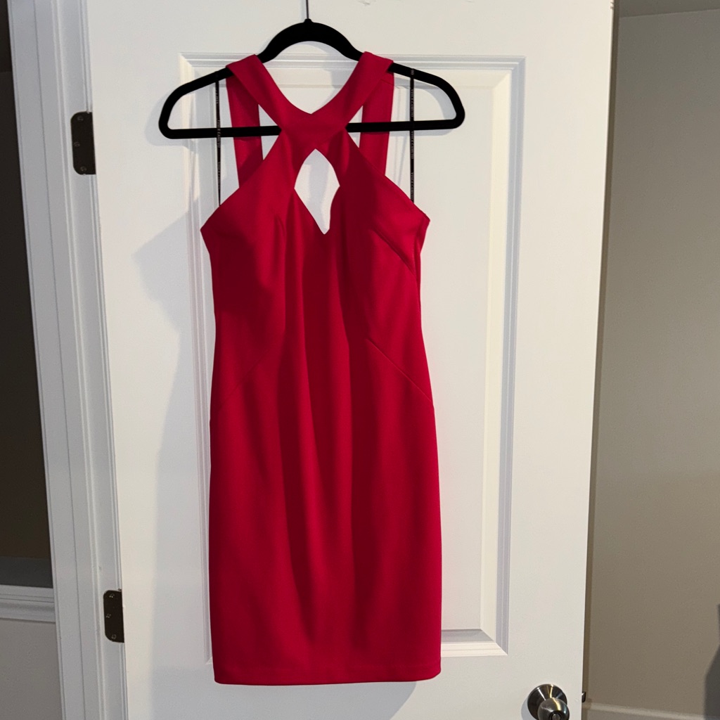 Vince Camuto Striking Fuchsia Dress